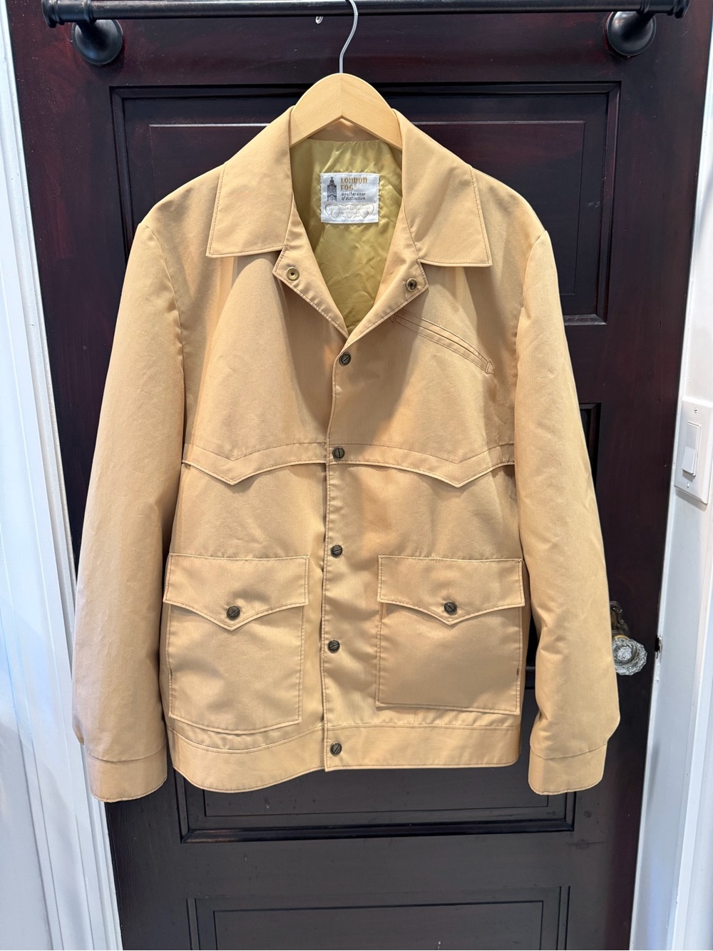 London Fog Tan Light Jacket 42 Long